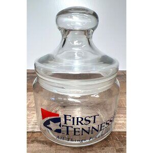 First Tennessee Glass Storage Jar Corporate Promotional Collectible